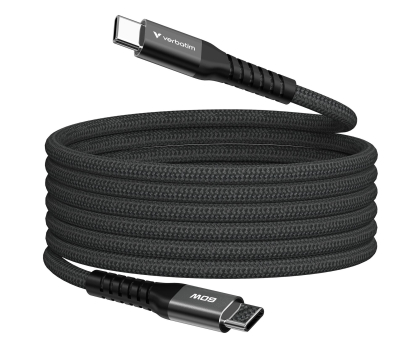 Kabel USB Verbatim Sync & Charge USB-C to USB-C 60W Magnetic 120 cm - Black